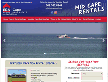 Tablet Screenshot of midcaperentals.com